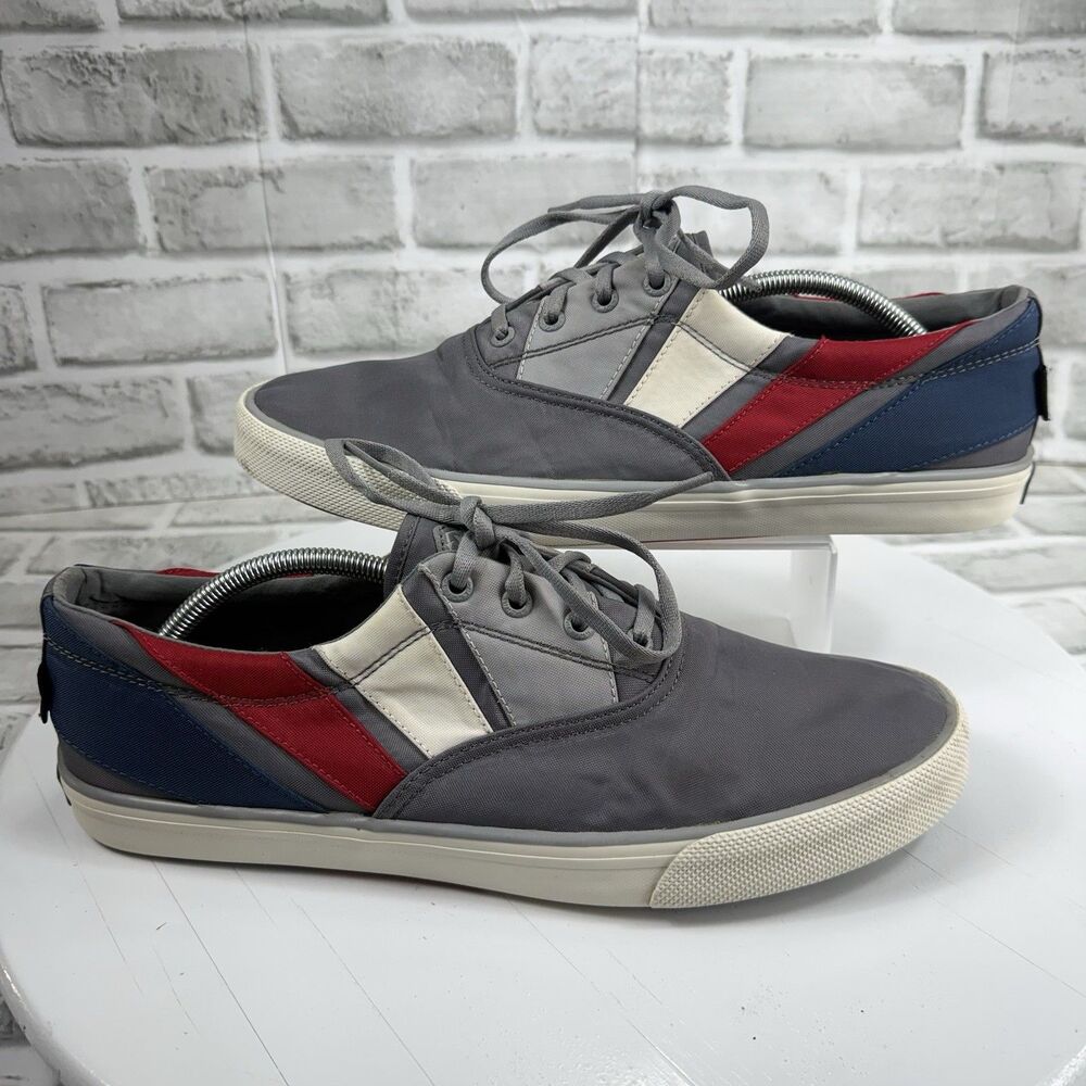 Sperry Topsider Bionic Men's Size 12 Gray Nylon Water Resistant Boat Sneakers